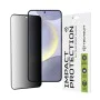 Протектор за Samsung Galaxy S24 Plus / S25 Plus - 111D Privacy Full Glue - Черен