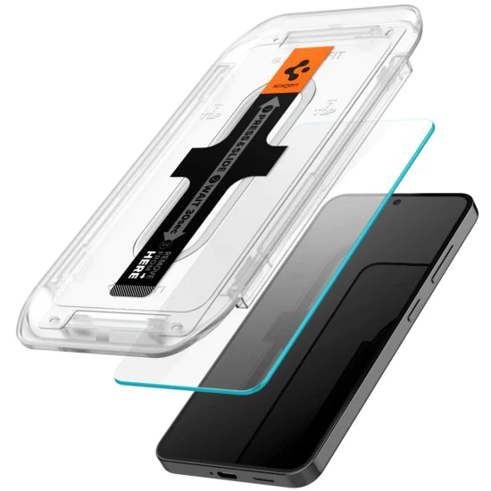 Протектор за Samsung Galaxy S24 Plus / S25 Plus (комплект 2) - Spigen Glas.tR EZ FIT - Прозрачен