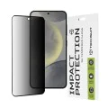 Протектор за Samsung Galaxy S24 / S25 - 111D Privacy Full Glue - Черен