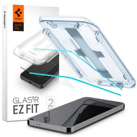 Протектор за Samsung Galaxy S24 / S25 (комплект 2) - Spigen Glas.tR EZ FIT - Прозрачен