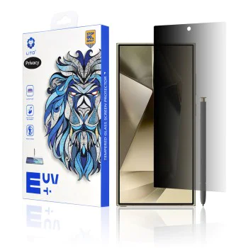 Протектор за Samsung Galaxy S24 Ultra - Lito 3D UV Glass - Privacy