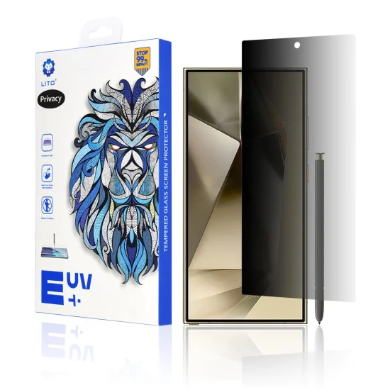 Протектор за Samsung Galaxy S24 Ultra - Lito 3D UV Glass - Privacy