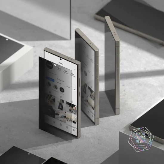Протектор за Samsung Galaxy S24 Ultra (комплект от 2) - Ringke Easy Slide Tempered Glass - Поверителност