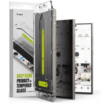 Протектор за Samsung Galaxy S24 Ultra (комплект от 2) - Ringke Easy Slide Tempered Glass - Поверителност