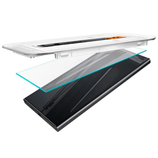 Протектор за Samsung Galaxy S24 Ultra (комплект 2) - Spigen Glas.tR EZ FIT - Прозрачен