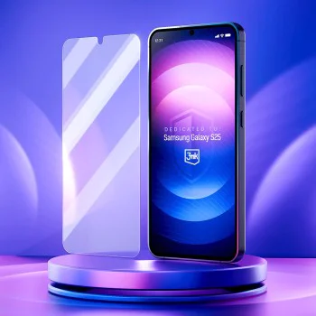 Протектор за Samsung Galaxy S25 - 3mk - Гъвкаво стъкло - Прозрачен