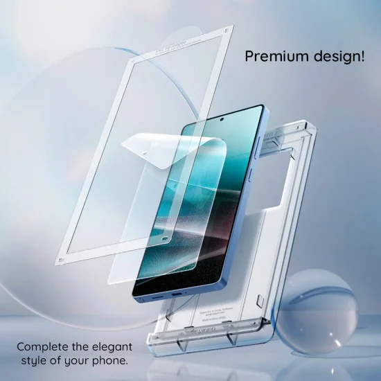 Протектор за Samsung Galaxy S25 Plus - Spigen - Elite Shield EZ Fit HD - Clear