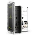 Протектор за Samsung Galaxy S25 Plus (комплект от 2) - Ringke Easy Slide Privacy Tempered Glass - черен