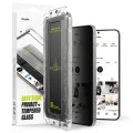 Протектор за Samsung Galaxy S25 Plus (комплект от 2) - Ringke Easy Slide Privacy Tempered Glass - черен