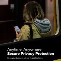 Протектор за Samsung Galaxy S25 Plus (комплект от 2) - Ringke Easy Slide Privacy Tempered Glass - черен