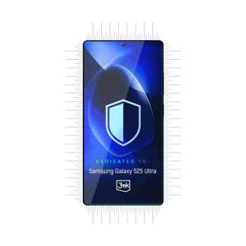 Протектор за Samsung Galaxy S25 Ultra - 3mk - Гъвкаво стъкло - Прозрачен