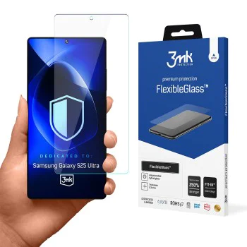 Протектор за Samsung Galaxy S25 Ultra - 3mk - Гъвкаво стъкло - Прозрачен