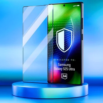 Протектор за Samsung Galaxy S25 Ultra - 3mk - Hardy Ultra Glass - Черен