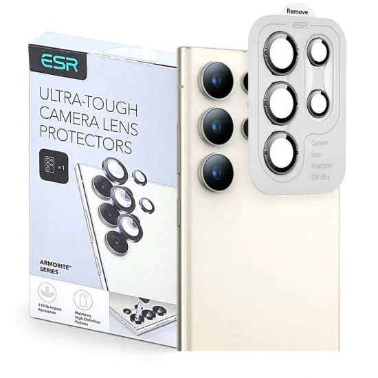 Протектор за Samsung Galaxy S25 Ultra - ESR - Armorite Camera Lens Protectors - Black