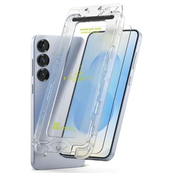 Протектор за Samsung Galaxy S25 (комплект от 2) - Ringke Easy Slide Tempered Glass - Clear