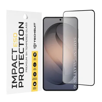 Протектор за Samsung Galaxy S26 - ESD Glass - Techsuit - Черен