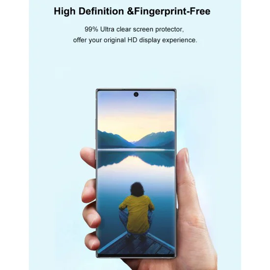 Протектор за Samsung Galaxy S8 Plus / S9 Plus - Lito - 3D UV стъкло - Прозрачен