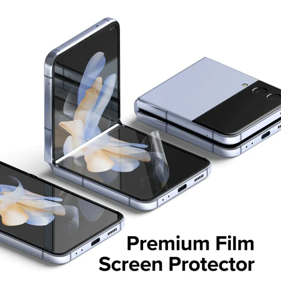 Протектор за Samsung Galaxy Z Flip4 (комплект 2) - Ringke Dual Easy Full - Clear