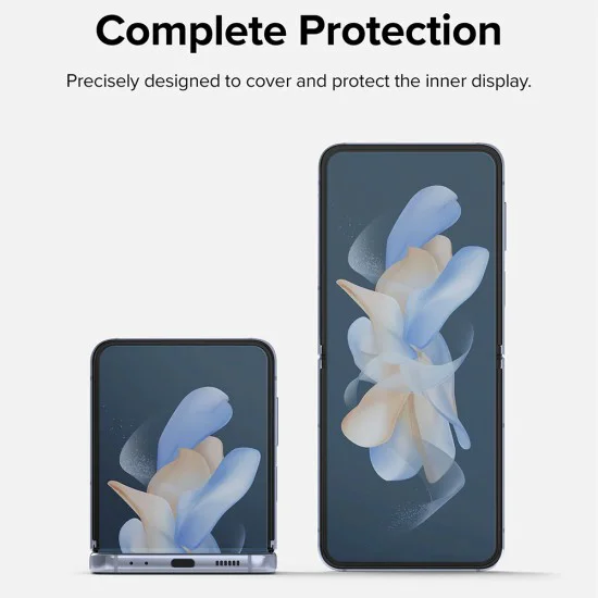 Протектор за Samsung Galaxy Z Flip4 (комплект 2) - Ringke Dual Easy Full - Clear