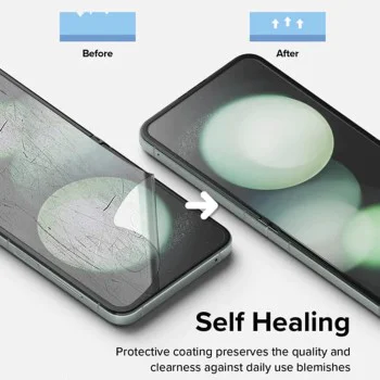 Протектор за Samsung Galaxy Z Flip5 (комплект 2) - Ringke Dual Easy Full - Clear