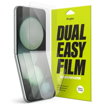 Протектор за Samsung Galaxy Z Flip5 (комплект 2) - Ringke Dual Easy Full - Clear