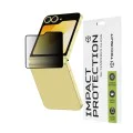 Протектор за Samsung Galaxy Z Flip6 - 111D Privacy Full Glue [външен екран] - черен