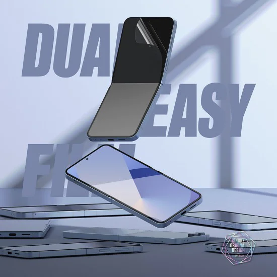 Протектор за Samsung Galaxy Z Flip6 (комплект 2) - Ringke Dual Easy Full - Clear