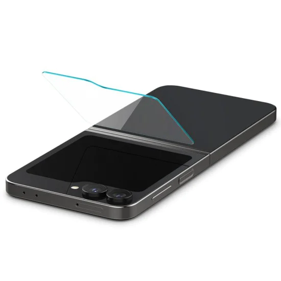 Протектор за Samsung Galaxy Z Flip6 (комплект 2) - Spigen Glas.tR EZ FIT - Прозрачен