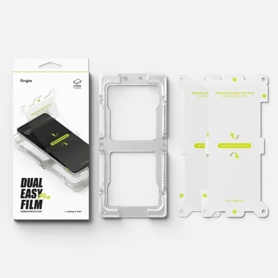 Протектор за Samsung Galaxy Z Flip7 - Dual Easy Pro Film (2 броя) - Прозрачен