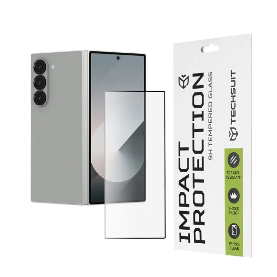 Протектор за Samsung Galaxy Z Fold6 - 111D Full Cover / Full Glue Glass [Outside Screen] - Черен