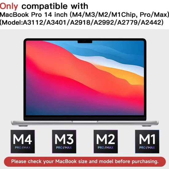 Протектор за Синя светлина - Techsuit - VisionProX Anti - MacBook Pro 14 2024