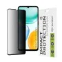 Протектор – Techsuit 111D Privacy Full Glue – Honor X5c Plus – Черен