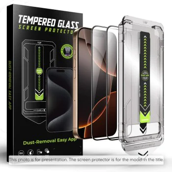 Протектор – TitanGlass CrystalHD – Samsung Galaxy S25 FE – Techsuit – Прозрачен