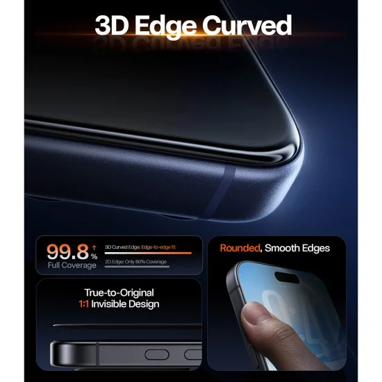 Протектор Torras - OrigArmor Screen Protector - iPhone 18 Pro / iPhone 17 Pro - Прозрачен