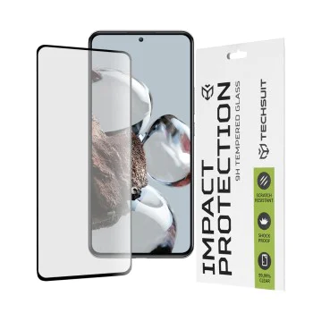 Протектор за Xiaomi 12T / 12T Pro - 111D Full Cover / Full Glue Glass - Черен