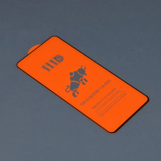 Протектор за Xiaomi Mi 11 Lite 4G / Mi 11 Lite 5G / 11 Lite 5G NE - 111D Full Cover / Full Glue Glass - Черен