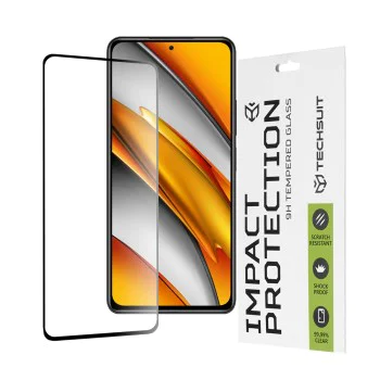 Протектор за Xiaomi Mi 11i / Poco F3 - 111D Full Cover / Full Glue Glass - Черен