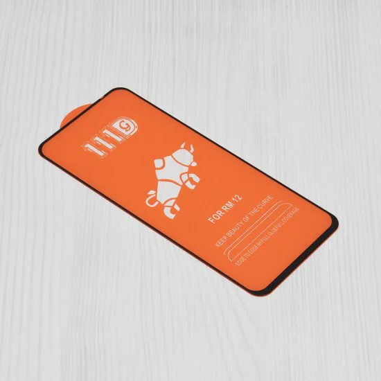 Протектор за Xiaomi Redmi 12 4G / 12 5G / 13 / Poco M6 4G - 111D Full Cover / Full Glue Glass - Черно