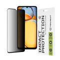 Протектор за Xiaomi Redmi 13C 4G / 13C 5G / Poco C65 / Poco M6 - 111D Privacy Full Glue - Черен