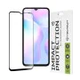 Протектор за Xiaomi Redmi 9 / Redmi 9A / Redmi 9AT / Redmi 9C / Redmi 9C NFC / Redmi 10A - 111D Full Cover / Full Glue Glass - черен
