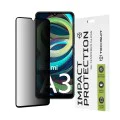 Протектор за Xiaomi Redmi A3 / Redmi A3x - 111D Privacy Full Glue - Черен