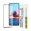 Протектор за Xiaomi Redmi Note 10 4G / Note 10S / Poco M5s - 111D Full Cover / Full Glue Glass - Черен