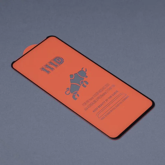 Протектор за Xiaomi Redmi Note 11 / Note 11S / Poco M4 Pro 4G - 111D Full Cover / Full Glue Glass - Черен