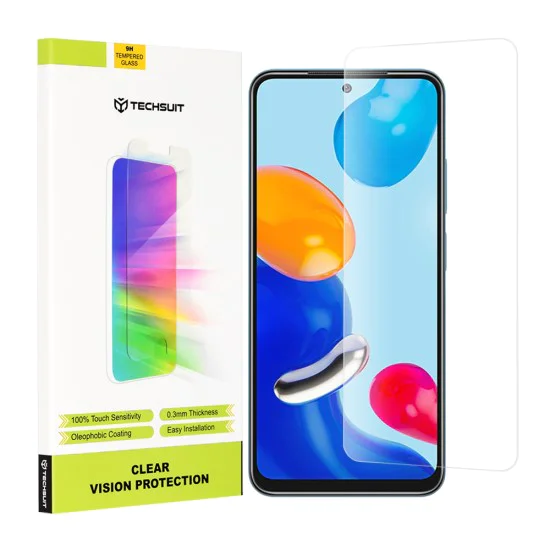 Протектор за Xiaomi Redmi Note 11 / Note 11S / Poco M4 Pro 4G - Clear Vision Glass - Прозрачен