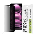Протектор за Xiaomi Redmi Note 12 Pro 5G / 12 Pro+ / Poco X5 Pro - 111D Privacy Full Glue - Черен
