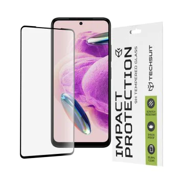 Протектор за Xiaomi Redmi Note 12S - 111D Full Cover / Full Glue Glass - Черен