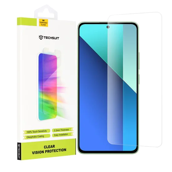 Протектор за Xiaomi Redmi Note 13 4G - Clear Vision Glass - Прозрачен