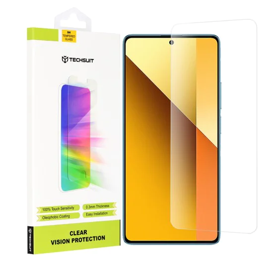 Протектор за Xiaomi Redmi Note 13 5G / Note 13 Pro 5G / Poco X6 - Clear Vision Glass - Прозрачен
