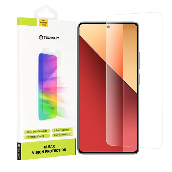 Протектор за Xiaomi Redmi Note 13 Pro 4G / Poco M6 Pro 4G - Clear Vision Glass - Прозрачен