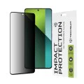 Протектор за Xiaomi Redmi Note 13 Pro 5G / Poco X6 - 111D Privacy Full Glue - Черен